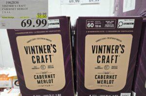 VINTER'S CRAFT CABERNET MERLOT 2 X 6L - Costco Canada deal - Save $20.00 - Alcohol