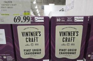 VINTNER'S CRAFT PINOT GRIGIO 2 X 6L - Costco Canada deal - Save $20.00 - Alcohol