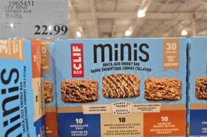 CLIF MINIS ENERGY BAR 30 x 28 g - Costco Canada deal - Save $4.50 - Household Essentials