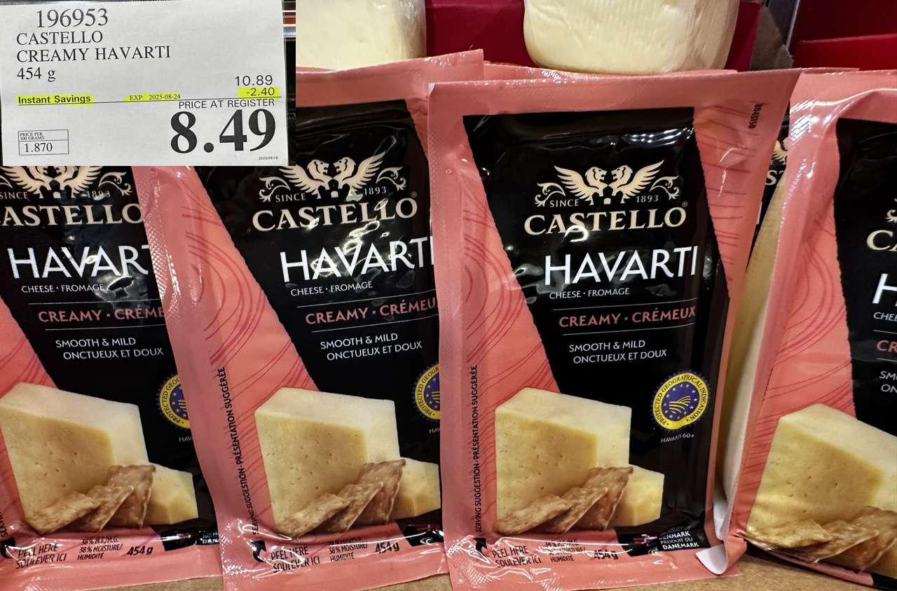 CASTELLO CREAMY HAVARTI 454 g at Costco