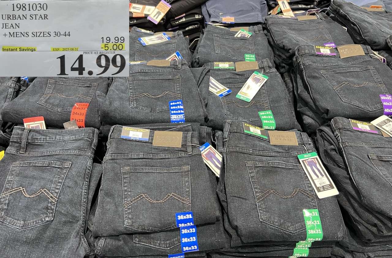 URBAN STAR JEAN MENS SIZES 30-44 at Costco