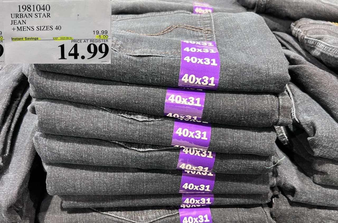 URBAN STAR JEAN MENS SIZES 40 at Costco