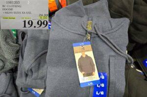 BC CLOTHING HOODIE +MENS SIZES XS-XXL at Costco