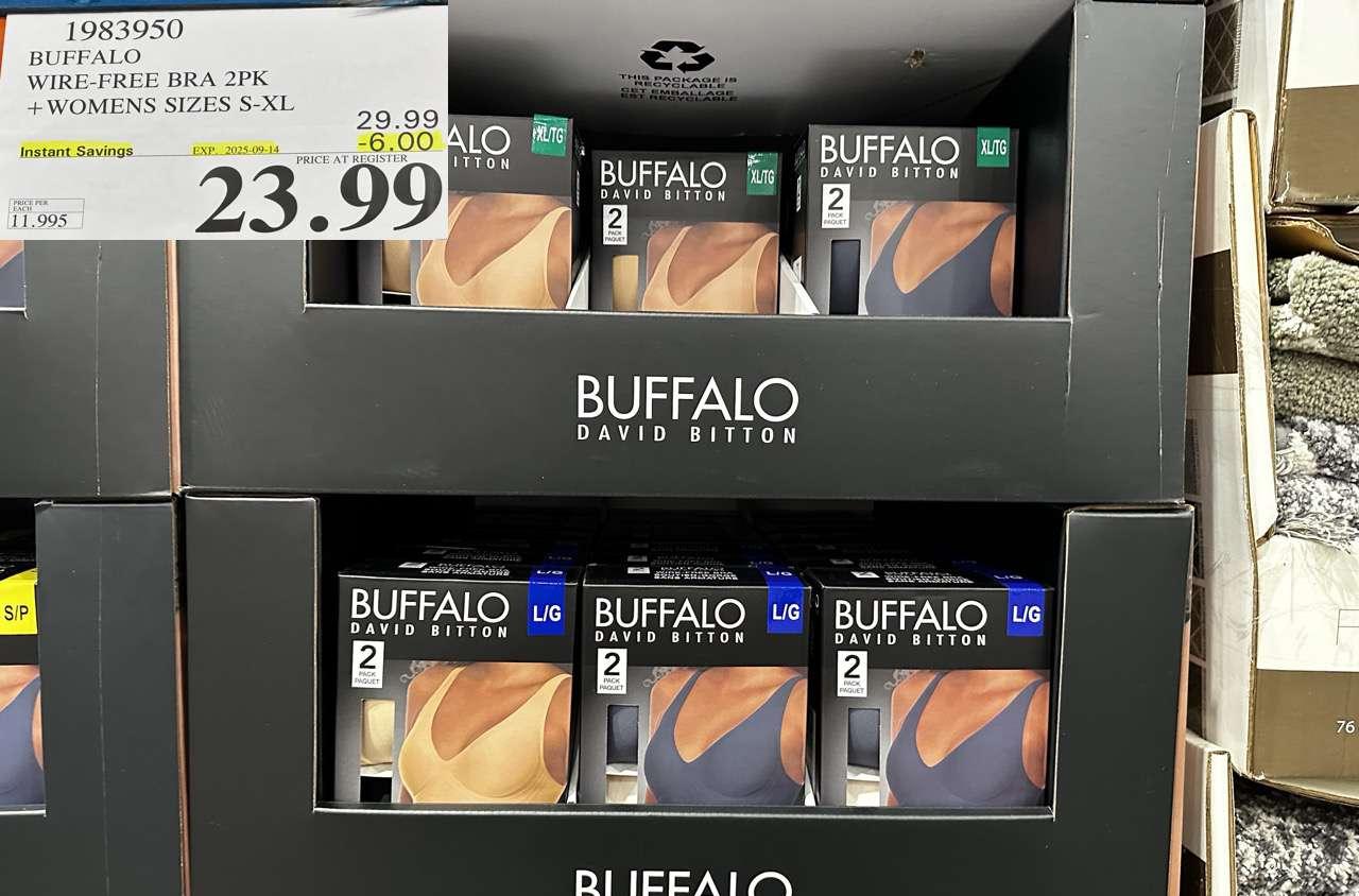 BUFFALO WIRE-FREE BRA 2PK LADIES SIZES S-XL - Costco Canada deal - Save $6.00 - Clothing and Accessories