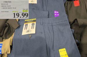 HAGGAR DRESS PANT MENS SIZES 30-42 - Costco Canada deal - Save $5.00 - Clothing and Accessories