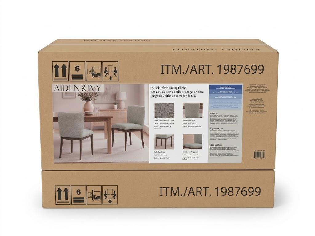 AIDEN & IVY 2PK DINING CHAIR - Costco Canada deal - Save $100.00 - Household Essentials
