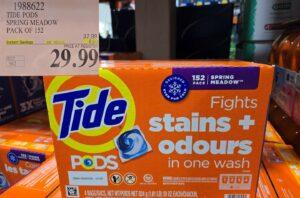 TIDEPODS SPRING MEADOW PACK OF 152 - Costco Canada deal - Save $8.00 - Household Essentials