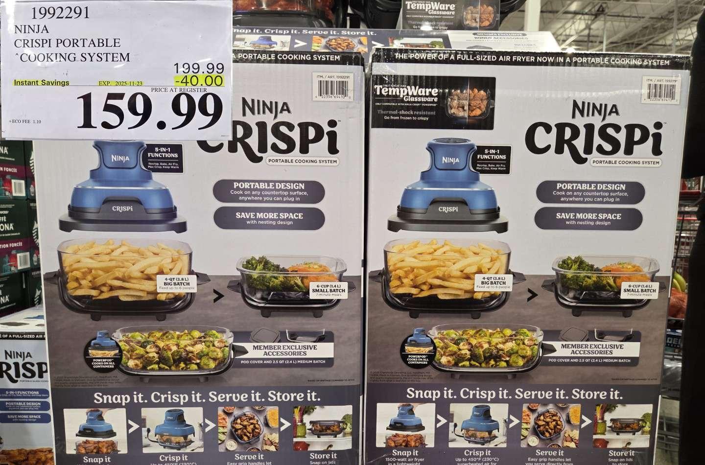 NINJA CIRSPI PORTABLE COOKING SYSTEM at Costco