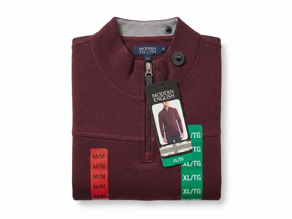 MODERN ENGLISH 1/4 ZIP SWEATER - Costco Canada deal - Save $6.00 - Clothing and Accessories
