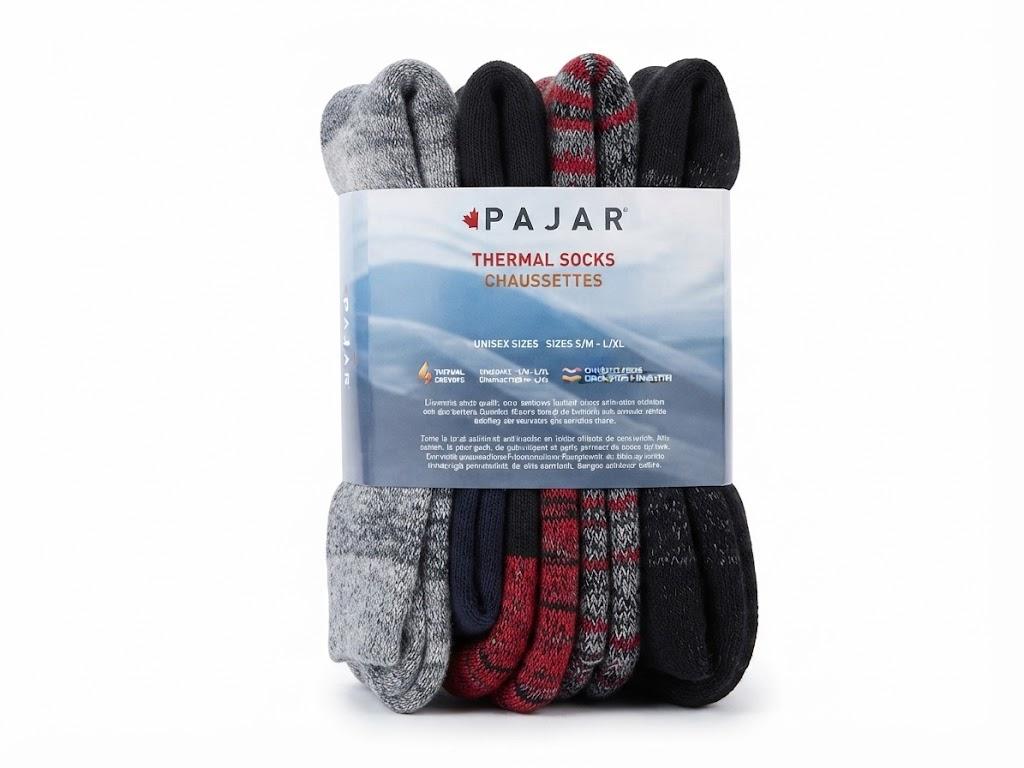 PAJAR THERMAL SOCKS 4PK - Costco Canada deal - Save $4.00 - Clothing and Accessories