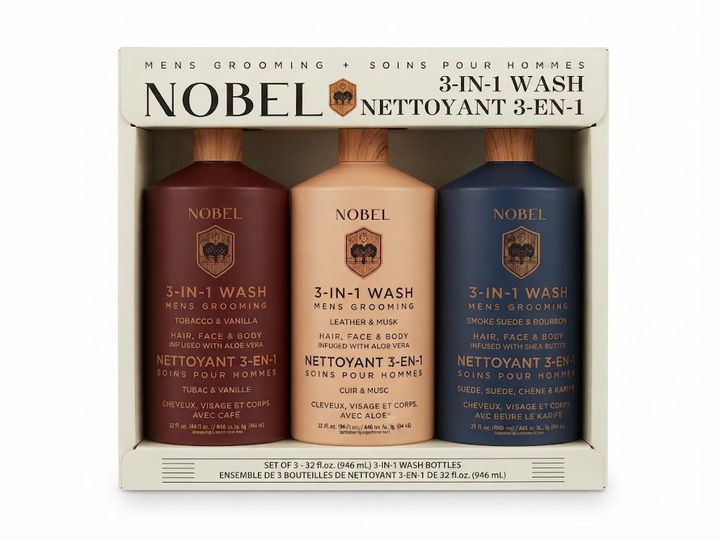 NOBEL MEN 3-IN-1 WASH - Costco Canada deal - Save $5.00 - Health and Beauty