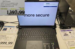 ASUS TUF GAMING A16 16.0" GAMING LAPTOP FA608UH-CS74-CB - Costco Canada deal - Save $500.00 - Electronics