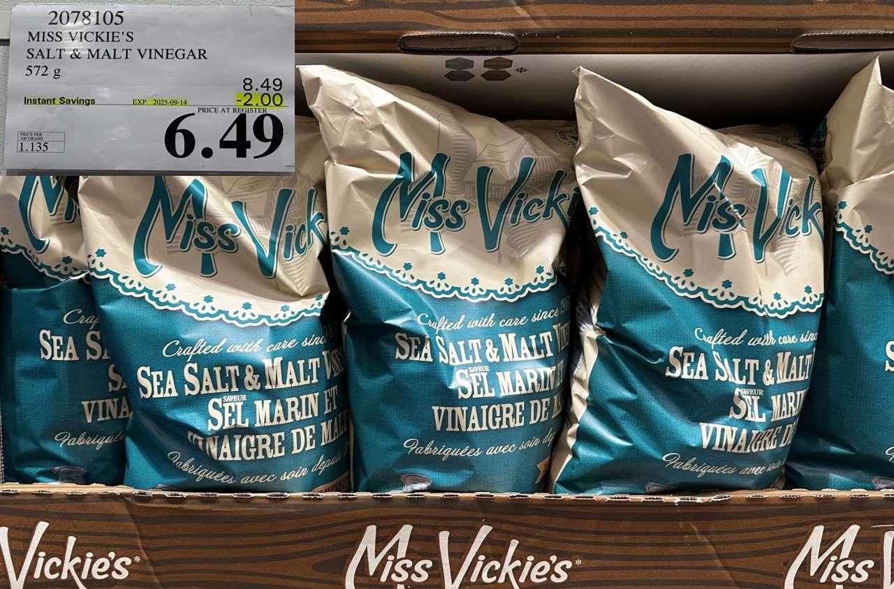 MISS VICKIE'S SALT & MALT VINEGAR 572G - Costco Canada deal - Save $2.00 - Food & Beverage