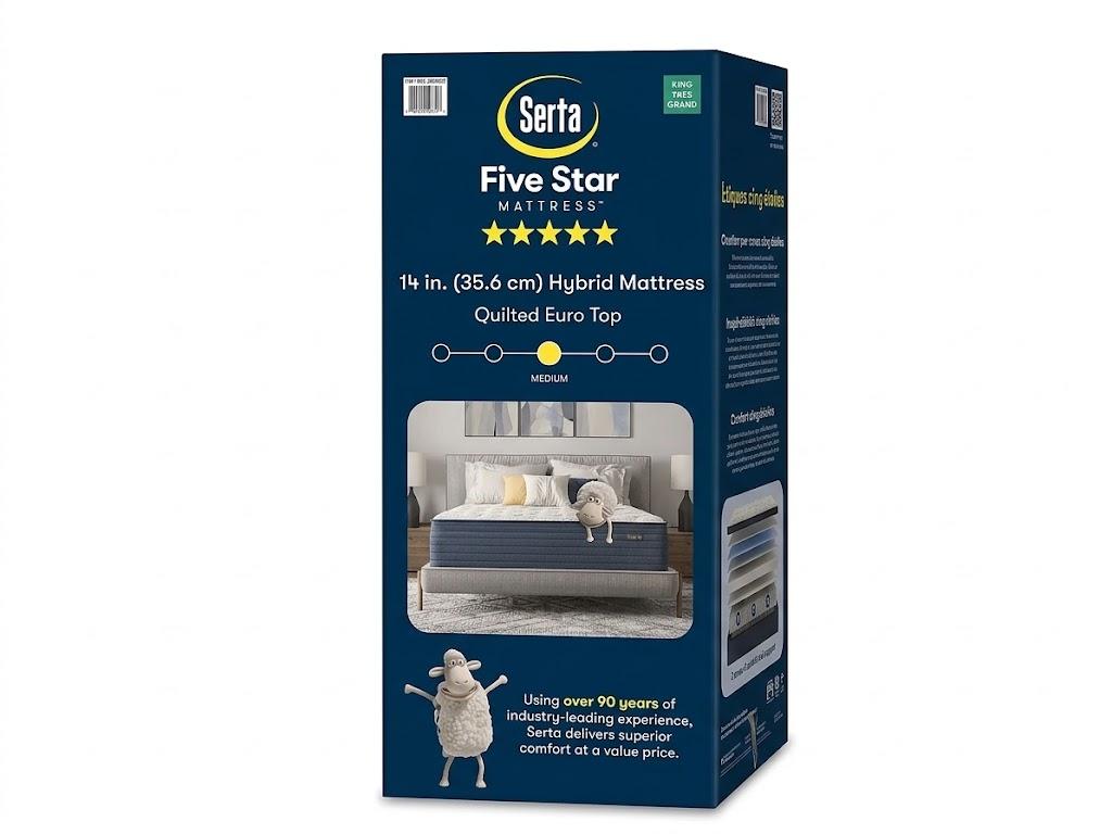 SERTA FIVE STAR HYBRID MATTRESS - Costco Canada deal - Save $180.00 - Home and Kitchen