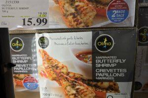 OLIVIA BUTTERFLY SHRIMP 700 G at Costco