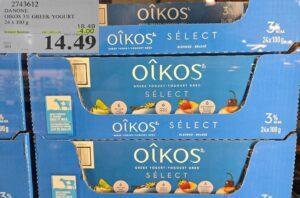 DANONE OIKOS 3% GREEK YOGURT 24x 100 G at Costco