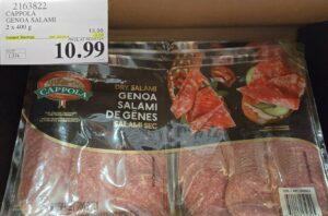 CAPPOLA GENOA SALAMI 2 X 400G at Costco
