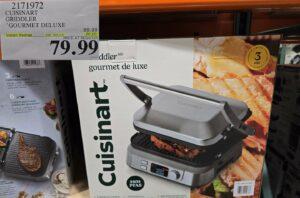 CUSINART GRIDDLER GOURMET DELUXE - Costco Canada deal - Save $20.00 - Home and Kitchen