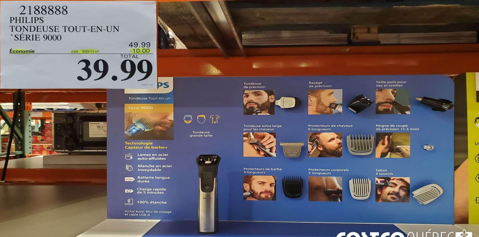PHILIPS TONDEUSE TOUT-EN-UN “SERIE 9000 at Costco