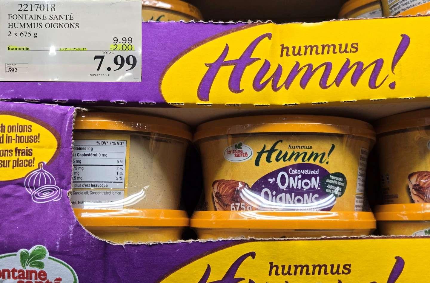 FONTAINE SANTE HUMMUS OIGNONS at Costco
