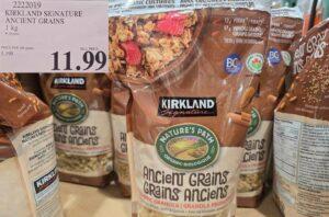 KIRKLAND SIGNATURE ANCIENT GRAINS WITH PROBIOTICS 1KG at Costco