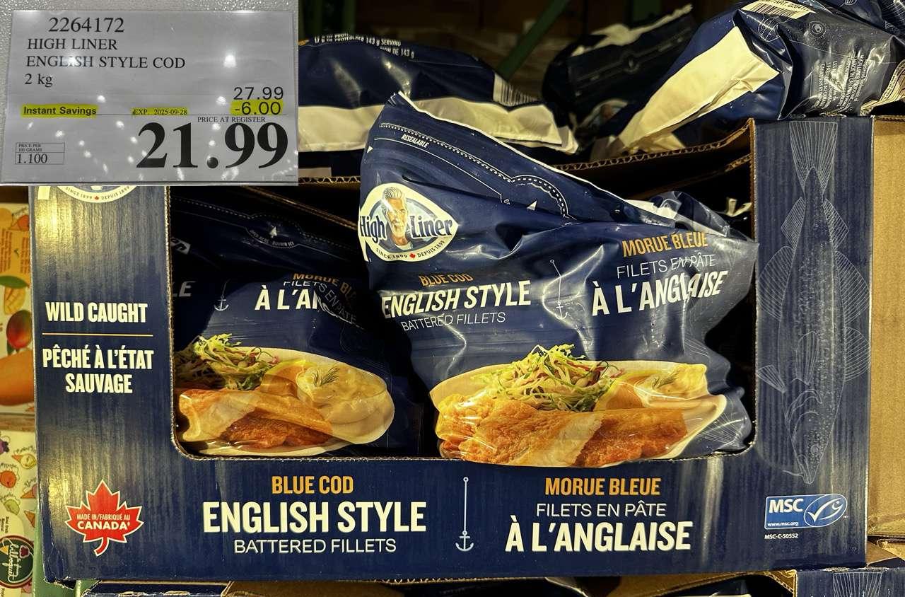 HIGH LINER ENGLISH STYLE COD 2 KG at Costco