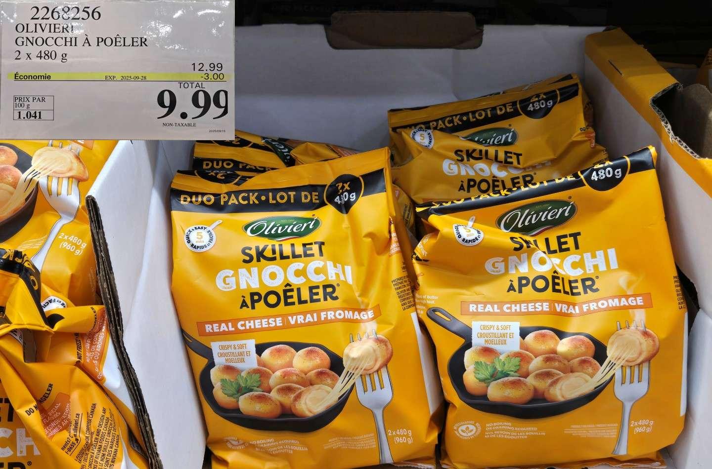 OLIVIERI GNOCCHI A POELER     2 x 480 g at Costco