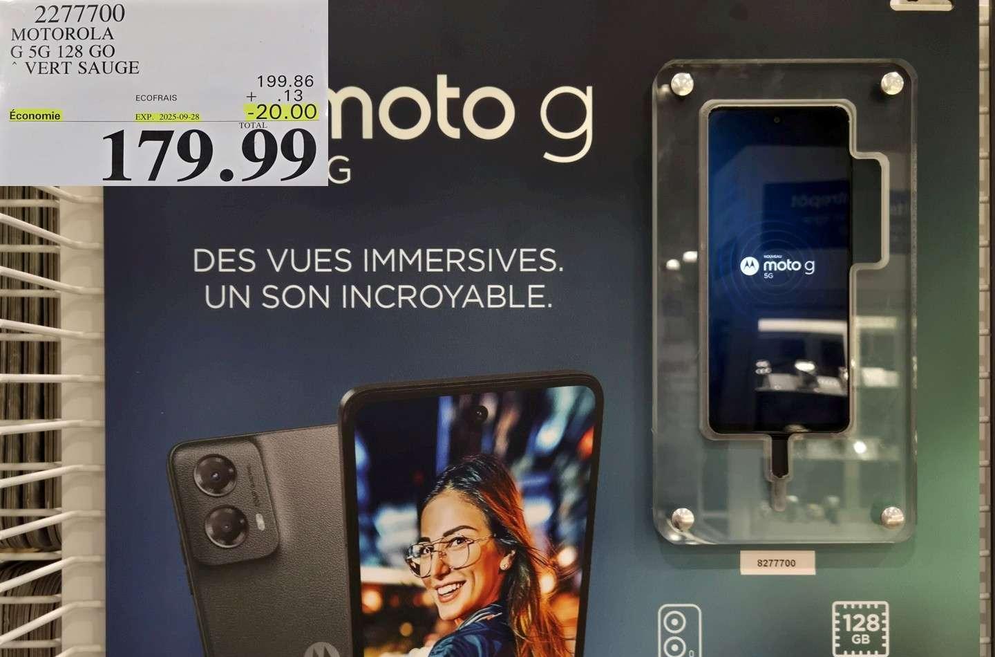 MOTOROLA G 5G 128 GO VERT SAUGE at Costco