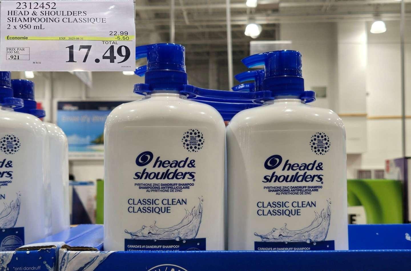 HEAD & SHOULDERS SHAMPOOING CLASSIQUE at Costco