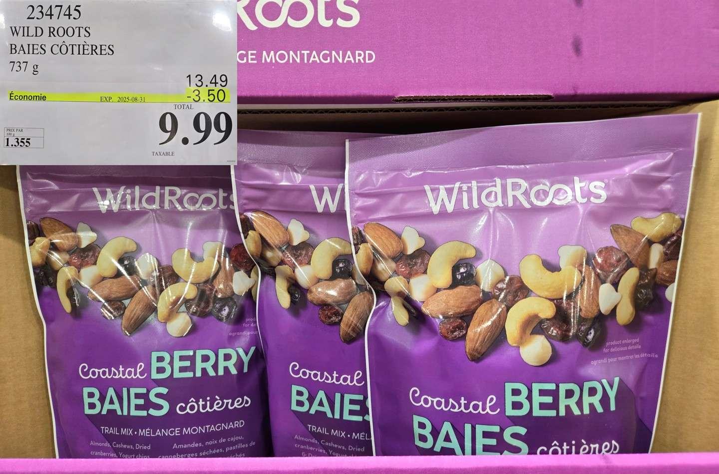 WILD ROOTS BAIES CoTIéRES at Costco