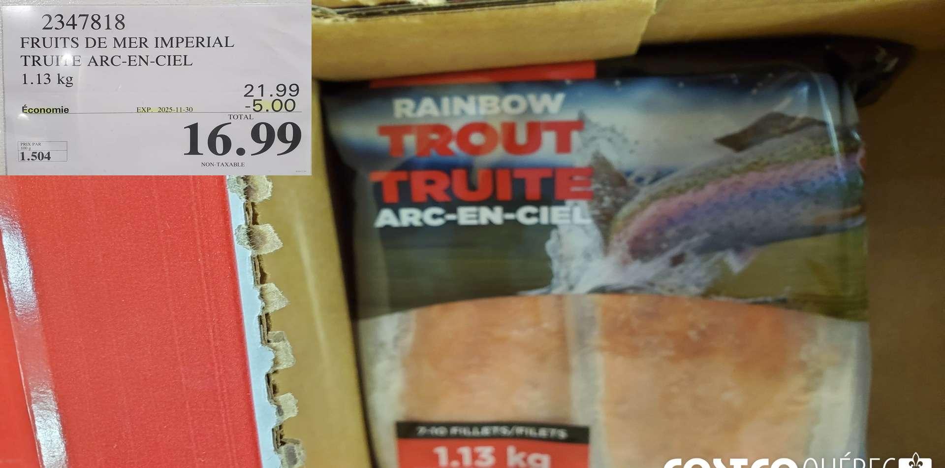 FRUITS DE MER IMPERIAL TRUI. 2 ARC-EN-CIEL at Costco