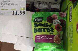 NATURE'S TOUCH SOUR BURTS CHERRIES 567G at Costco