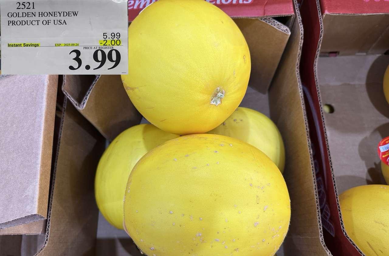 GOLDEN HONEYDEW PRODUCT OF USA at Costco