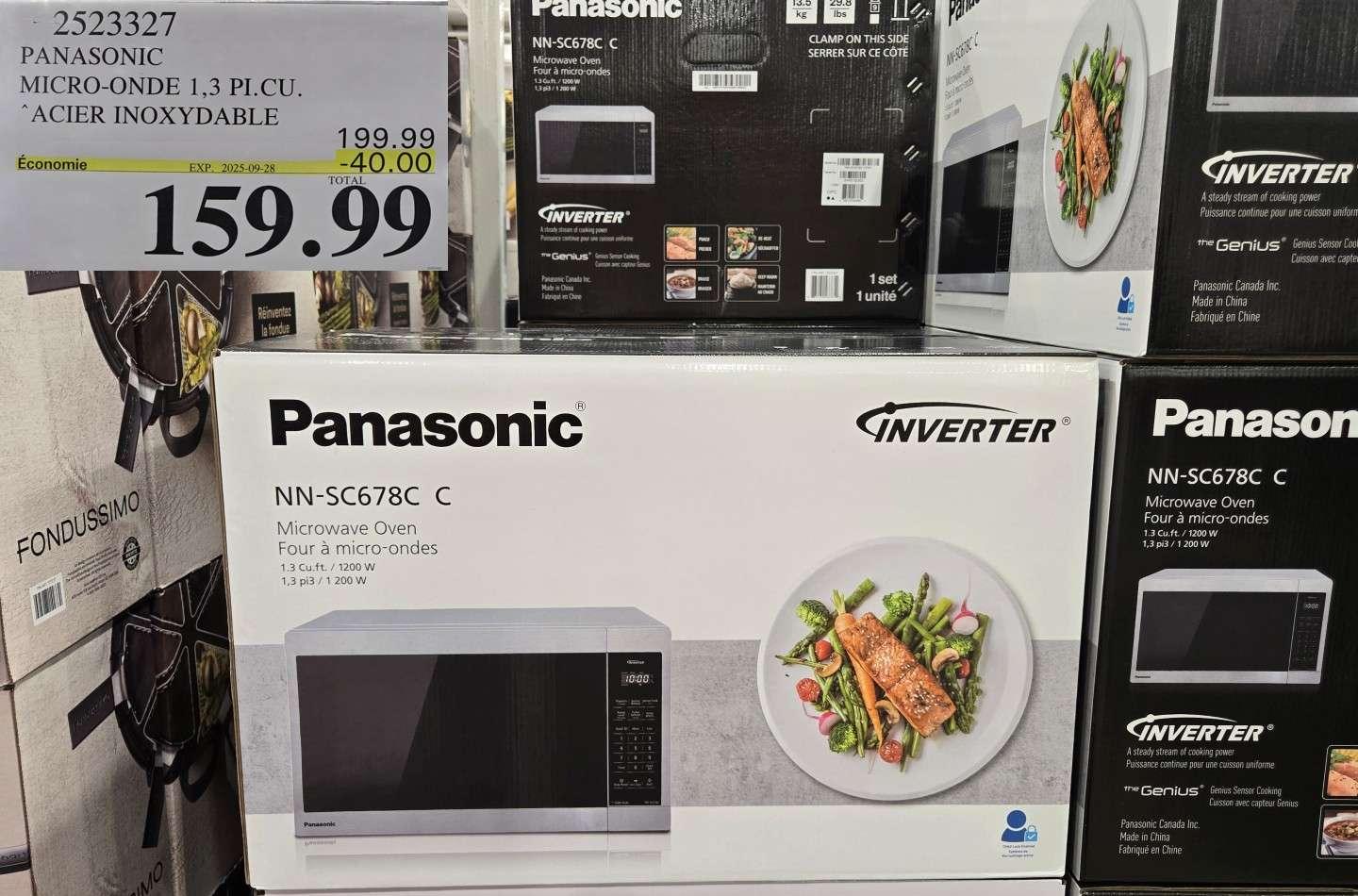 PANASONIC MICRO-ONDE 1,3 PI.CU. at Costco