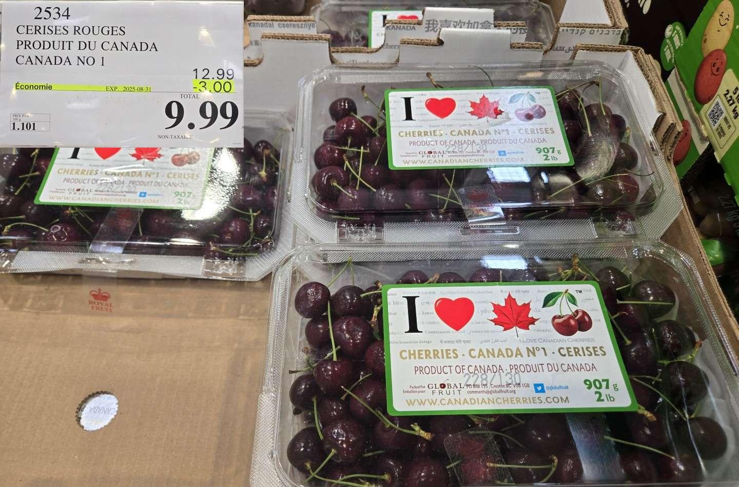 CERISES ROUGES PRODUIT DES ETATS-UNIS at Costco
