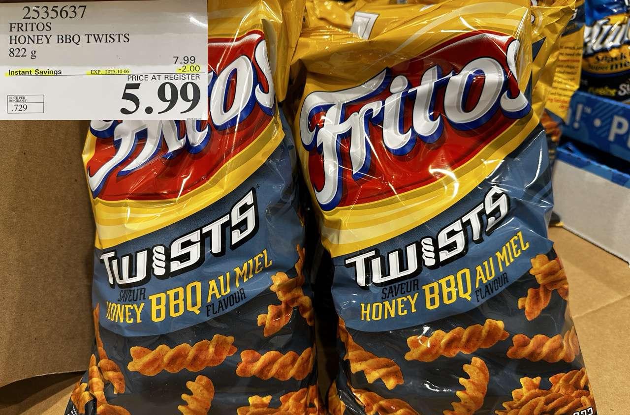 FRITOS HONEY BBQ TWISTS 822G at Costco