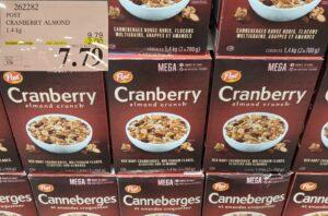 POST CRANBERRY ALMOND CRUNCH 1.4 kg at Costco