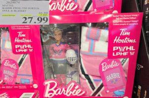 MATTEL BARBIE PWHL/TIM HORTON DOLL & BLANKET - Costco Canada deal - Save $7.00 - Toys and Baby
