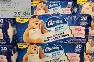 CHARMIN ULTRA SOFT BATHROOM TISSUE 30 X 200 SHEETS at Costco