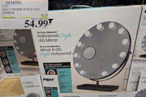 FEIT HOLLYWOOD STYLE LED MIRROR - Costco Canada deal - Save $15.00 - Home and Kitchen