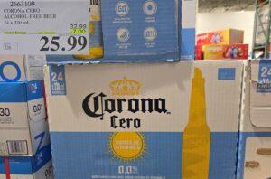 CORONA CERO NON-ALCOHOLIC BEER 24 X 330ML at Costco