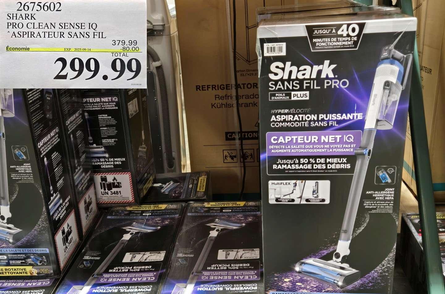 SHARK PRO CLEAN SENSE IQ  ASPIRATEUR SANS FIL at Costco