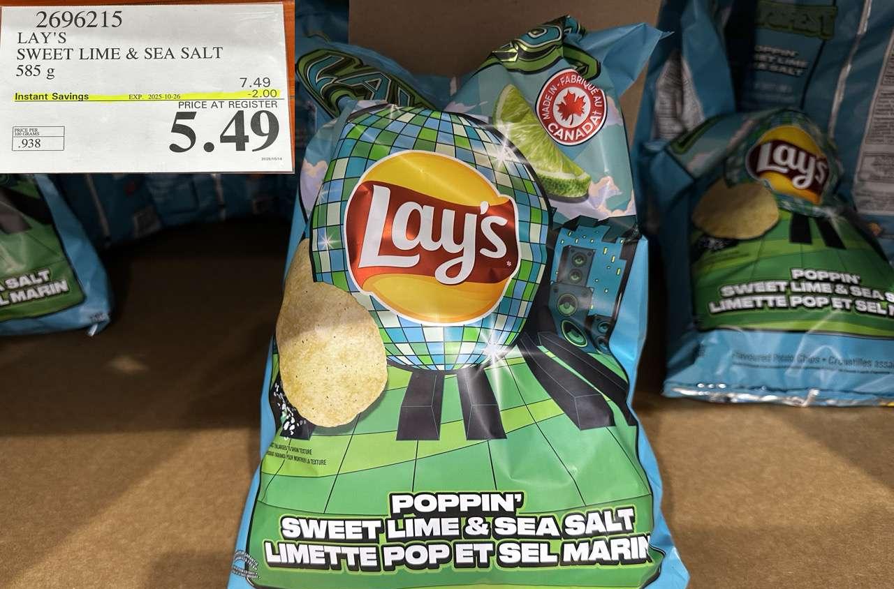 LAY'S SWEET LIME & SEA SALT 585G - Costco Canada deal - Save $2.00 - Food & Beverage