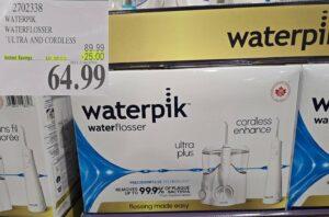 WATERPIK WATERFLOSSER ULTRA AND CORDLESS - Costco Canada deal - Save $25.00 - Health and Beauty