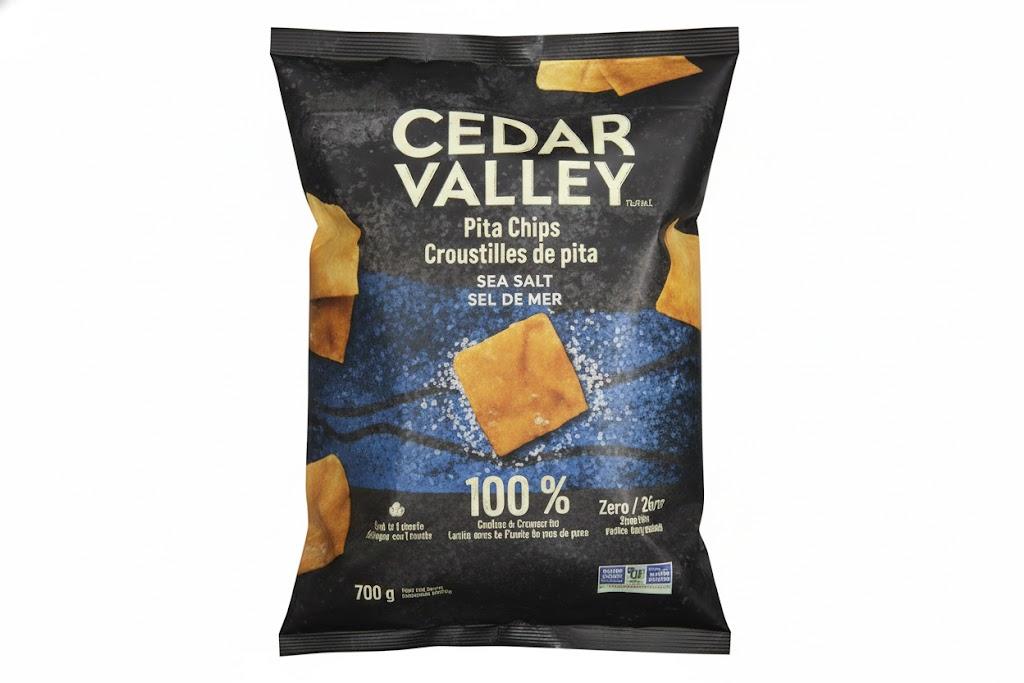 CEDAR VALLEY SEA SALT PITA CHIPS - Costco Canada deal - Save $3.00 - Food & Beverage