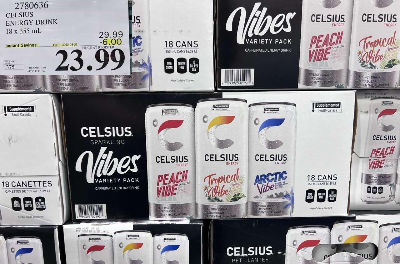 CELSIUS ENERGY DRINK 18 X 355ML at Costco