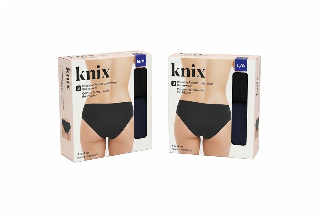 KNIX PERIOD UNDERWEAR 3PK - Costco Canada deal - Save $10.00 - Clothing and Accessories