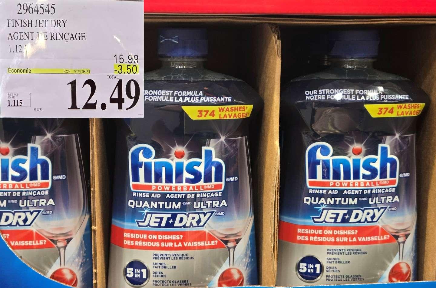 FINISH JET DRY AGENT DE RINCAGE at Costco