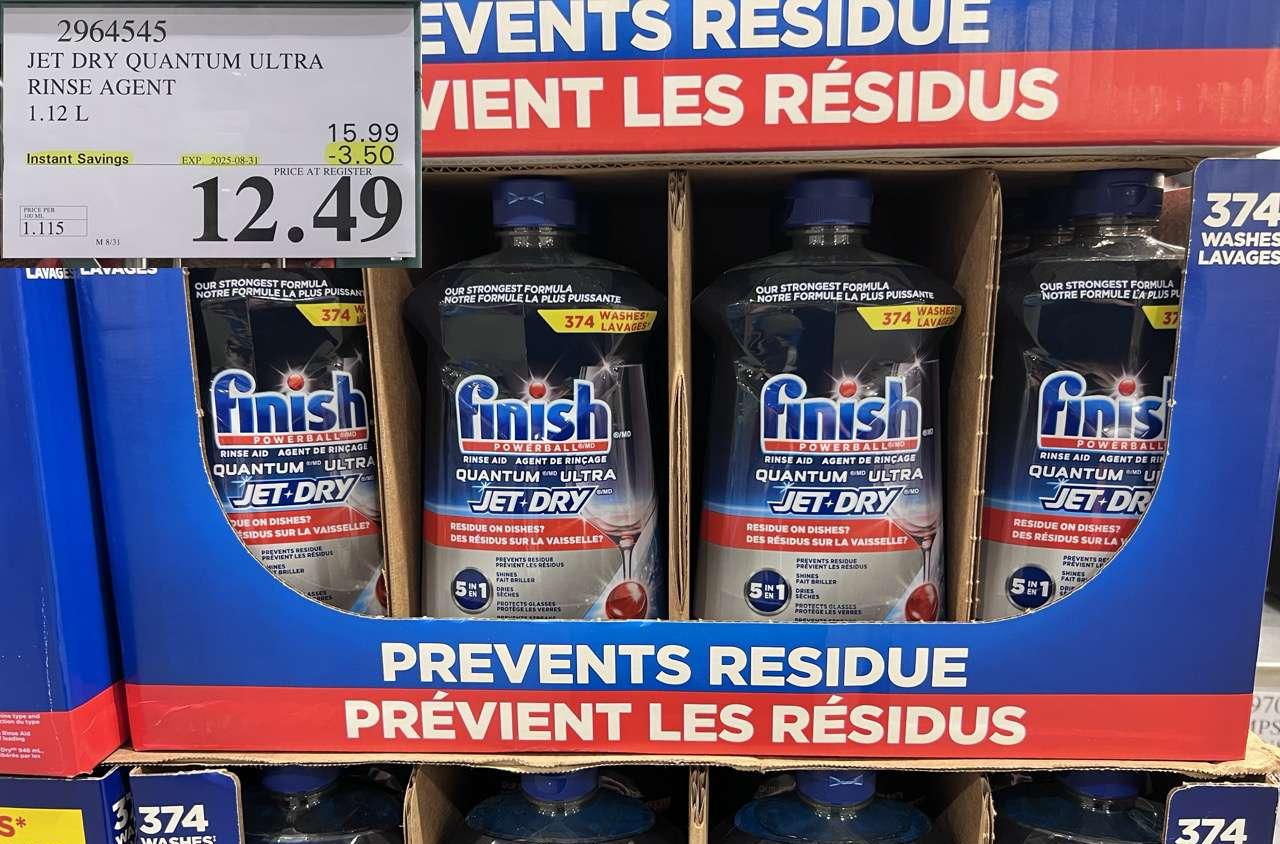 JET DRY QUANTUM ULTRA RINSE AGENT 1.12L at Costco