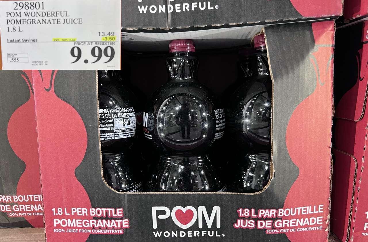POM WONDERFUL POMEGRANATE JUICE 1.8 L - Costco Canada deal - Save $3.50 - Food & Beverage